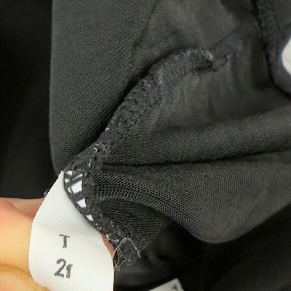 MUGLER Designer Bodysuit Logo Monogram Black Silver Luxury sz XS (?) - Picture 6 of 6